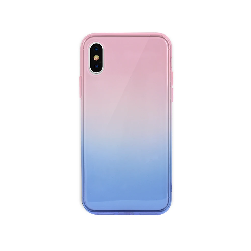 Двухцветный чехол для телефона CHUYI с градиентом iPhone 12 Pro 11 Max XS XR X 6 6s 7 8 Plus SE