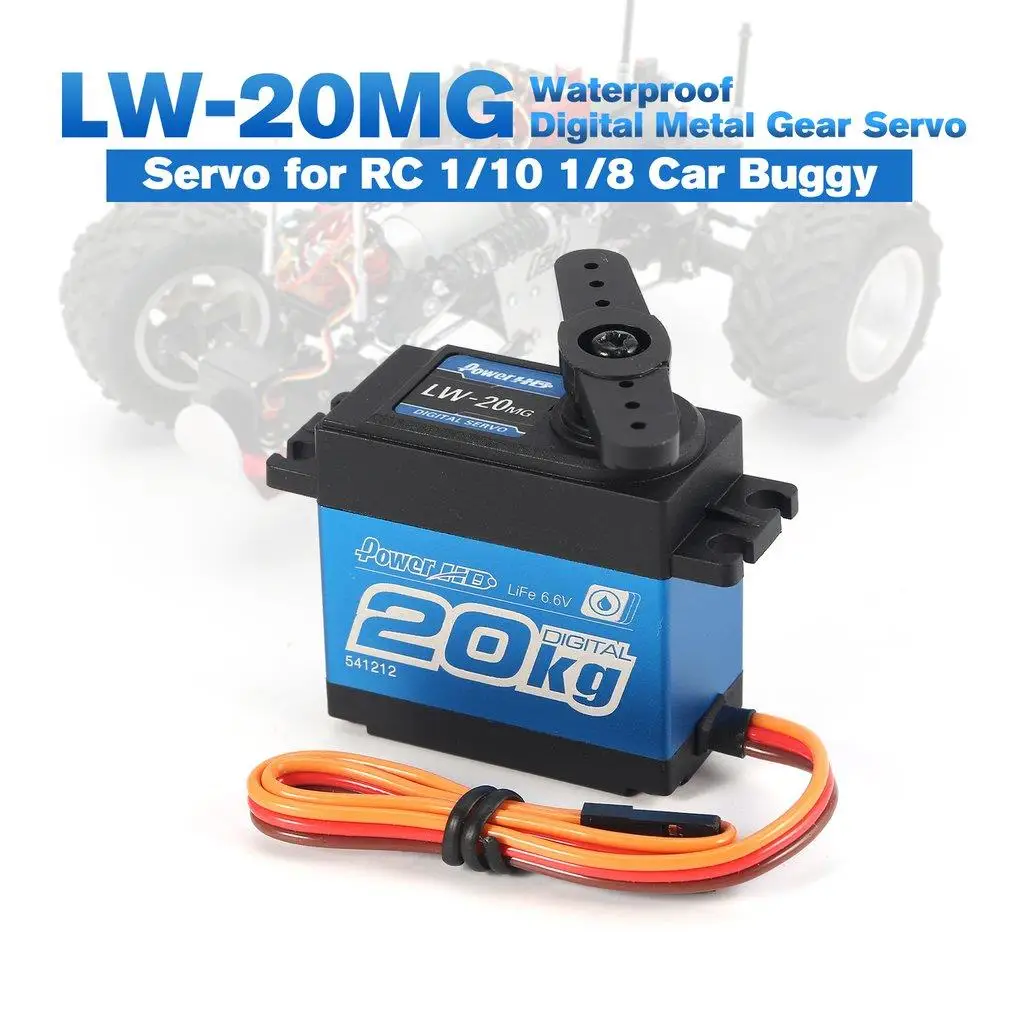 Power LW-20MG Waterproof Digital Servo For 1/10 1/8 RC Car RC Model JR/ Compatible
Power LW-20MG Waterproof Digital Servo For 1/10 1/8 RC Car RC Model JR/ Compatible