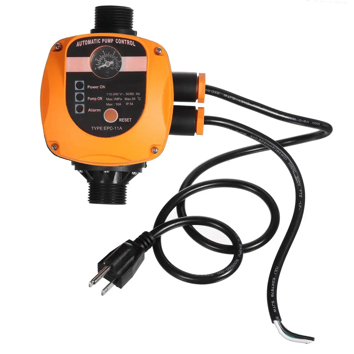 Electronic Pump Control Booster Pump Automatic Water Pump Pressure Controller Switch for Water Dial Display Irrigation 110V-240V
Electronic Pump Control Booster Pump Automatic Water Pump Pressure Controller Switch for Water Dial Display Irrigation 110V-240V