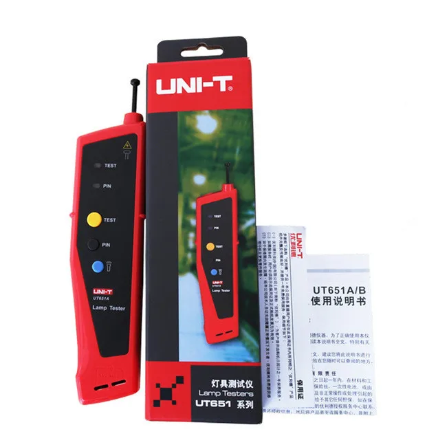 UNI-T UT651A Handheld Lamp Luminometer Photometer Measure Tester Detector Led Fluorescent Light Bulbs w/ Flashlight Luxmeter 
UNI-T UT651A Handheld Lamp Luminometer Photometer Measure Tester Detector Led Fluorescent Light Bulbs w/ Flashlight Luxmeter