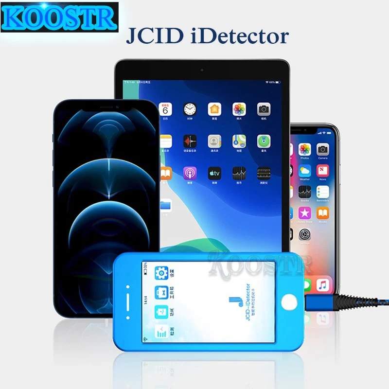 JCID iDetector Intelligent Handheld JC iDetector Tool Phone Detector Fault Tester Support Full all Series iOS Devices for iPhone
JCID iDetector Intelligent Handheld JC iDetector Tool Phone Detector Fault Tester Support Full all Series iOS Devices for iPhone