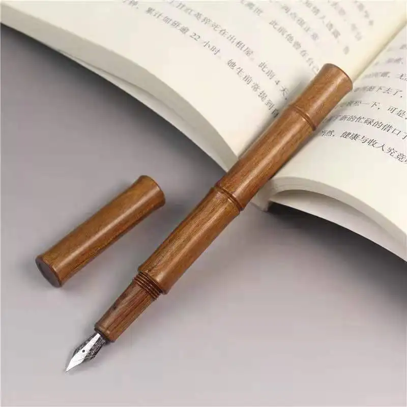 Handmade Wooden Fountain Pen Bamboo Shape Ink Pen F Nib Converter Filler Office Business Collection
Handmade Wooden Fountain Pen Bamboo Shape Ink Pen F Nib Converter Filler Office Business Collection