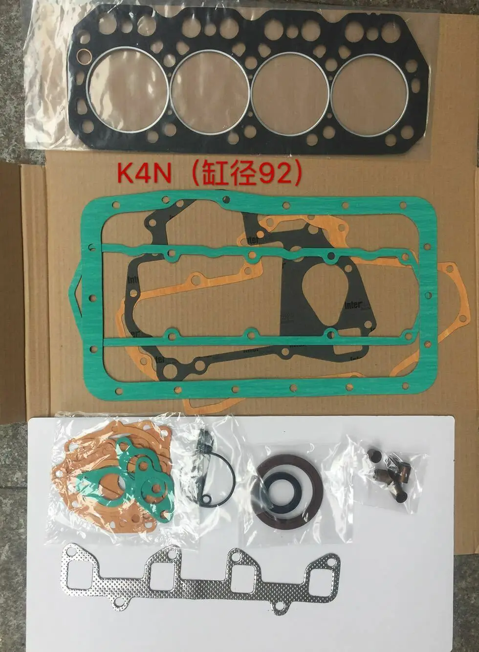 Fit For Mitsubishi K4N Engine Full Overhaul Gasket Kit Fit For Kobelco SK045 Peljob 450
Fit For Mitsubishi K4N Engine Full Overhaul Gasket Kit Fit For Kobelco SK045 Peljob 450