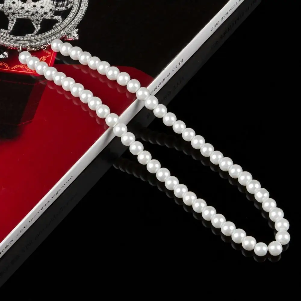 Pearl Necklaces For Women 5mm Simulated Pearl Chain Necklace Collier Femme Choker Wedding Bridal Jewelry Party Gifts
Pearl Necklaces For Women 5mm Simulated Pearl Chain Necklace Collier Femme Choker Wedding Bridal Jewelry Party Gifts