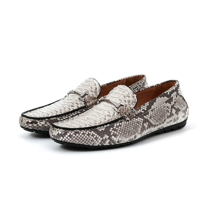 Fashion Brand Heye Wings Handmade Men's Loafers Genuine Python Leather Peas Shoes Driver Luxury Leisure Footwear
Fashion Brand Heye Wings Handmade Men's Loafers Genuine Python Leather Peas Shoes Driver Luxury Leisure Footwear