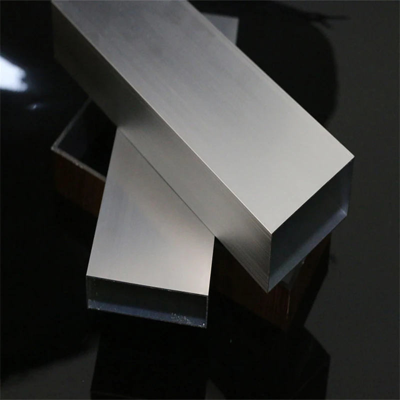 1PC 6063 Aluminum square pipe 10-40mm thick 1mm/2mm/3mm Rectangular aluminum tube profile for decoration length 500MM - купить по