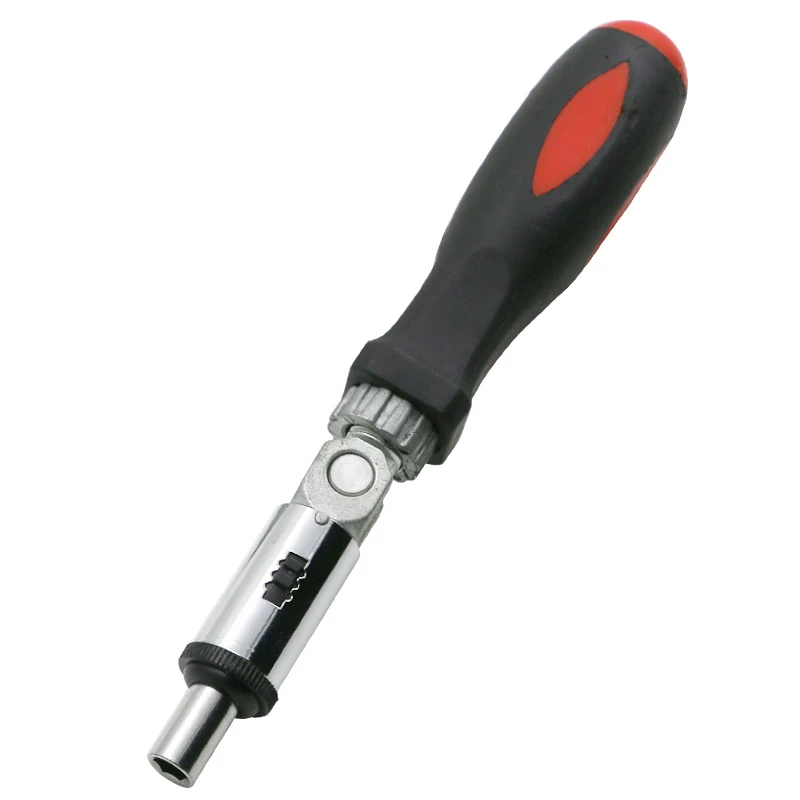 6.35mm 1/4 Inch 180 Degree Adjustable Hexbit Angle Driver Ratchet Wrench Hex Bit Driver Ratchet Screwdriver
6.35mm 1/4 Inch 180 Degree Adjustable Hexbit Angle Driver Ratchet Wrench Hex Bit Driver Ratchet Screwdriver