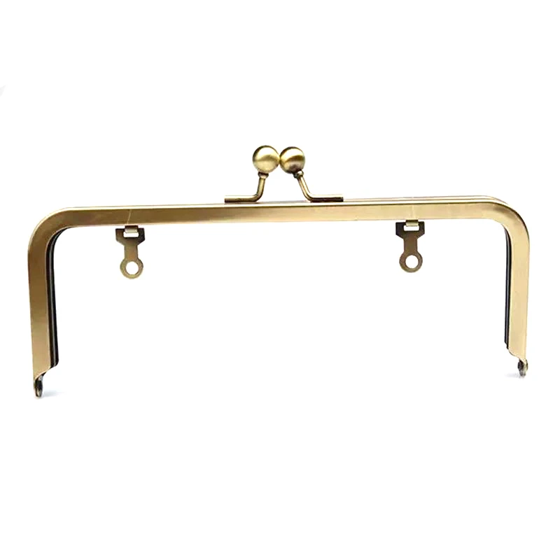12" Antique Brass Silver Purse Frame with Chain Loops kiss clasp purse frame accessories with hook coin hanger bag
12" Antique Brass Silver Purse Frame with Chain Loops kiss clasp purse frame accessories with hook coin hanger bag