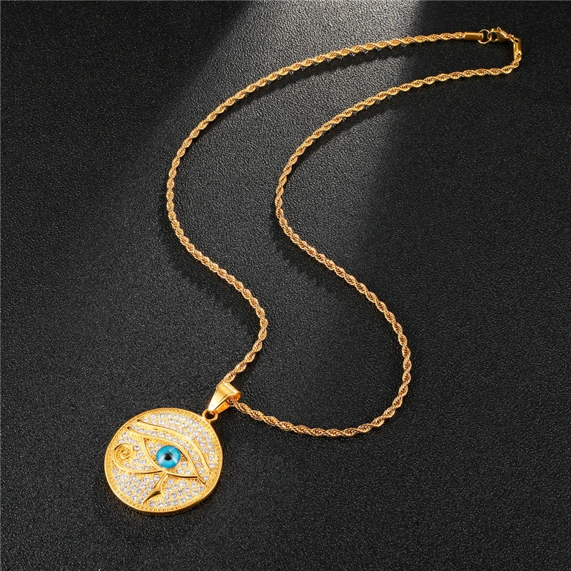 Сверкающее ожерелье и подвески из искусственной кожи выложенная подвеска цепь