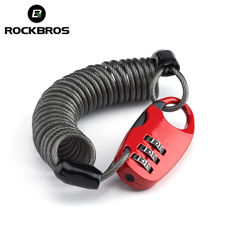 ROCKBROS 90cm Antivol Moto MTB Helmet Bike Lock Elastic Stretch 45G Ultralight Flexible PVC Password Lock Bicycle Accessories
ROCKBROS 90cm Antivol Moto MTB Helmet Bike Lock Elastic Stretch 45G Ultralight Flexible PVC Password Lock Bicycle Accessories