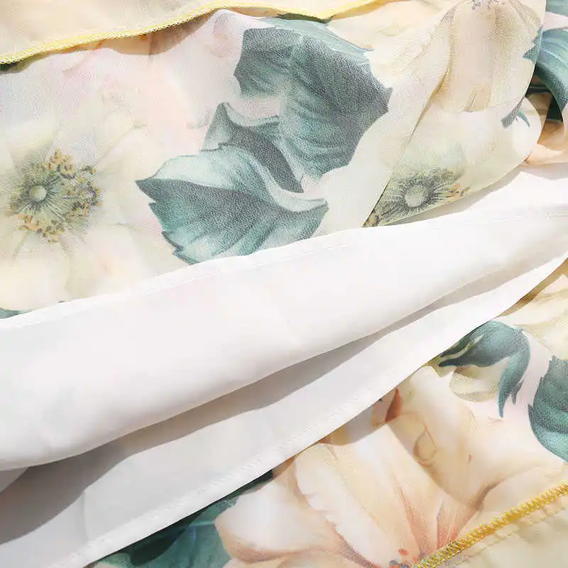 2021 Women's Dress Summer Camellia Flower Print Cloak Shawl-Style Loose Large Size Mid-Length Elegant Party Chiffon Dress Belt
2021 Women's Dress Summer Camellia Flower Print Cloak Shawl-Style Loose Large Size Mid-Length Elegant Party Chiffon Dress Belt