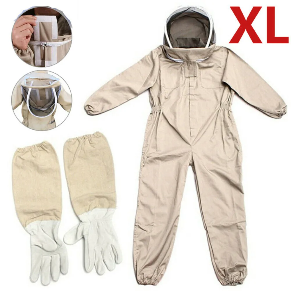 Bee Proof Protective Clothing Professional Full Body Beekeeping Suit Beekeeper Safety Outfit Jacket Veil Gloves Equipment Unisex
Bee Proof Protective Clothing Professional Full Body Beekeeping Suit Beekeeper Safety Outfit Jacket Veil Gloves Equipment Unisex