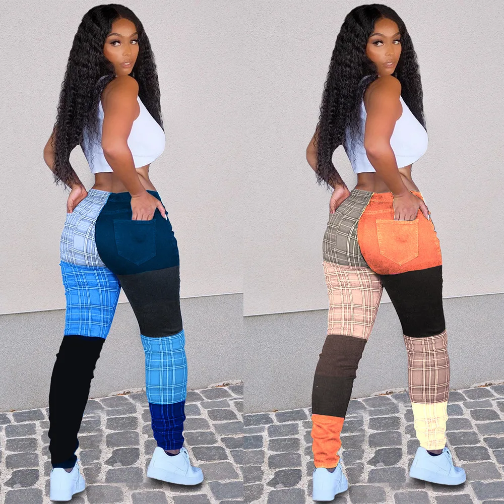 Fashion Vintage Plaid print Patchwork Long Pencil Pants High Waist Harajuku Joggers Trousers 2021Bodycon Sweatpants Leggings
Fashion Vintage Plaid print Patchwork Long Pencil Pants High Waist Harajuku Joggers Trousers 2021Bodycon Sweatpants Leggings