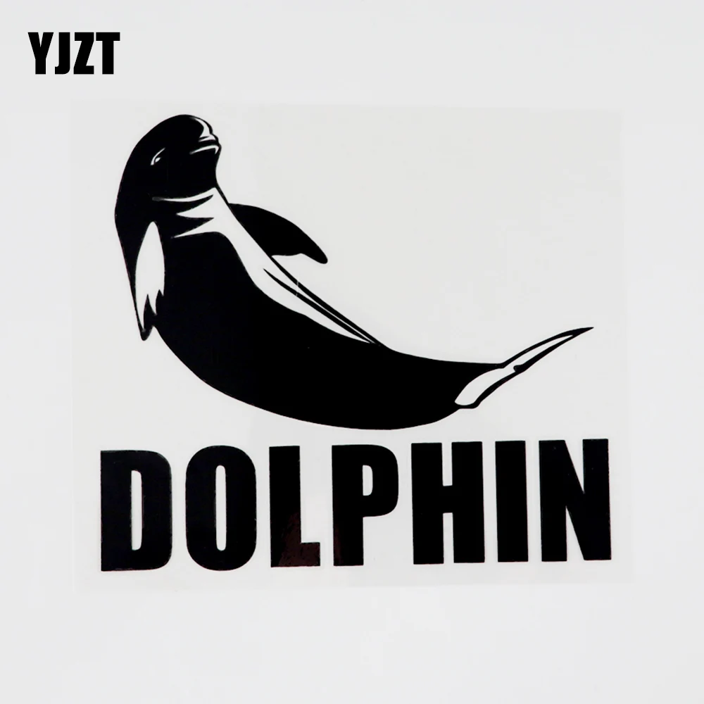 YJZT 13.4CM×12.1CM Fun Marine Organism Dolphin Vinyl Car Sticker Decal Black/Silver 13F-0034
YJZT 13.4CM×12.1CM Fun Marine Organism Dolphin Vinyl Car Sticker Decal Black/Silver 13F-0034