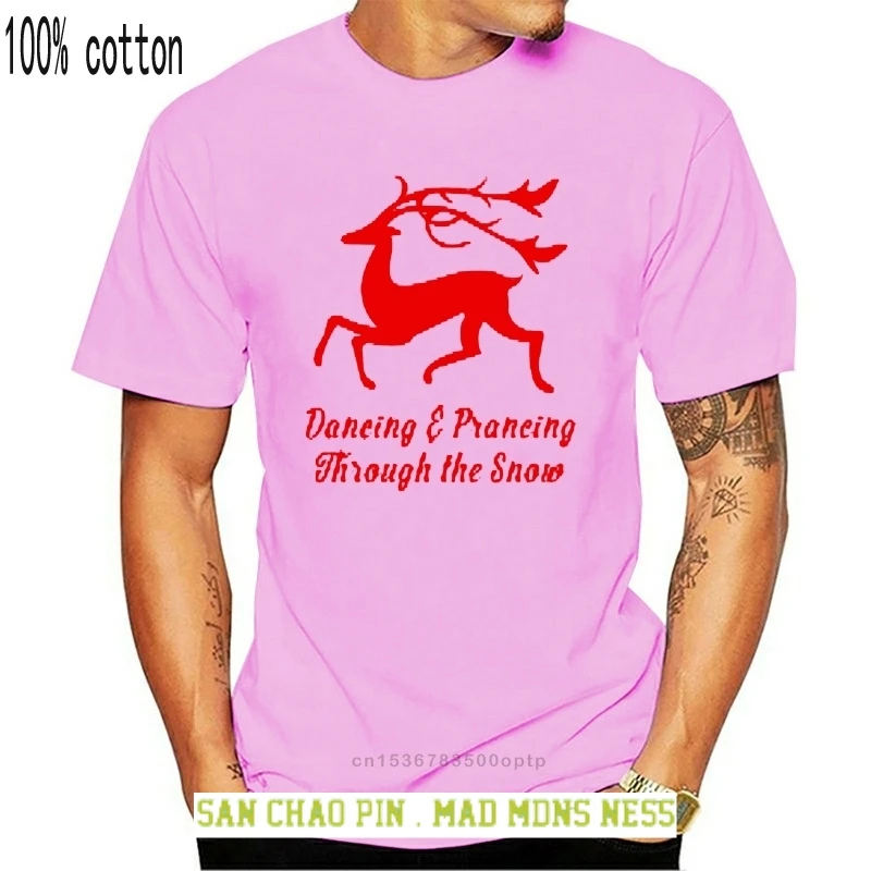 Summer menprinted T-shirt Dancing Prancing Christmas Deer T-Shirt Merry Christmas T-shirt Fashion clothes
Summer menprinted T-shirt Dancing Prancing Christmas Deer T-Shirt Merry Christmas T-shirt Fashion clothes