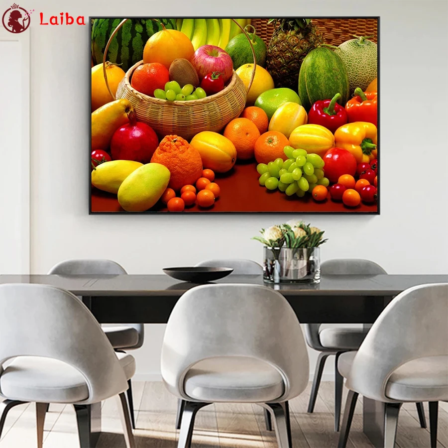 5d mosaic Diamond Painting Modern art, vegetables and fruits, kitchen restaurant diamond Embroidery full Diamond Decor
5d mosaic Diamond Painting Modern art, vegetables and fruits, kitchen restaurant diamond Embroidery full Diamond Decor