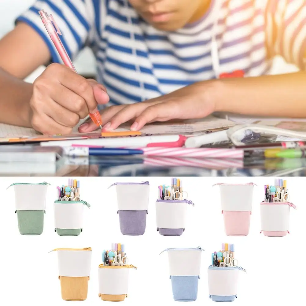 Pencil Case Creative Retractable Multifunctional Pencil Case School Stationery Bag Pencil Cases Canvas Big Pen Holder Pen Bag
Pencil Case Creative Retractable Multifunctional Pencil Case School Stationery Bag Pencil Cases Canvas Big Pen Holder Pen Bag