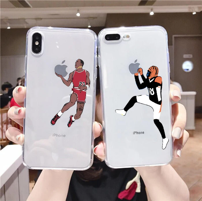 Забавный Баскетбол 23 24 футбольный регби спортивный чехол для iPhone 12 pro XR 7 Plus XS