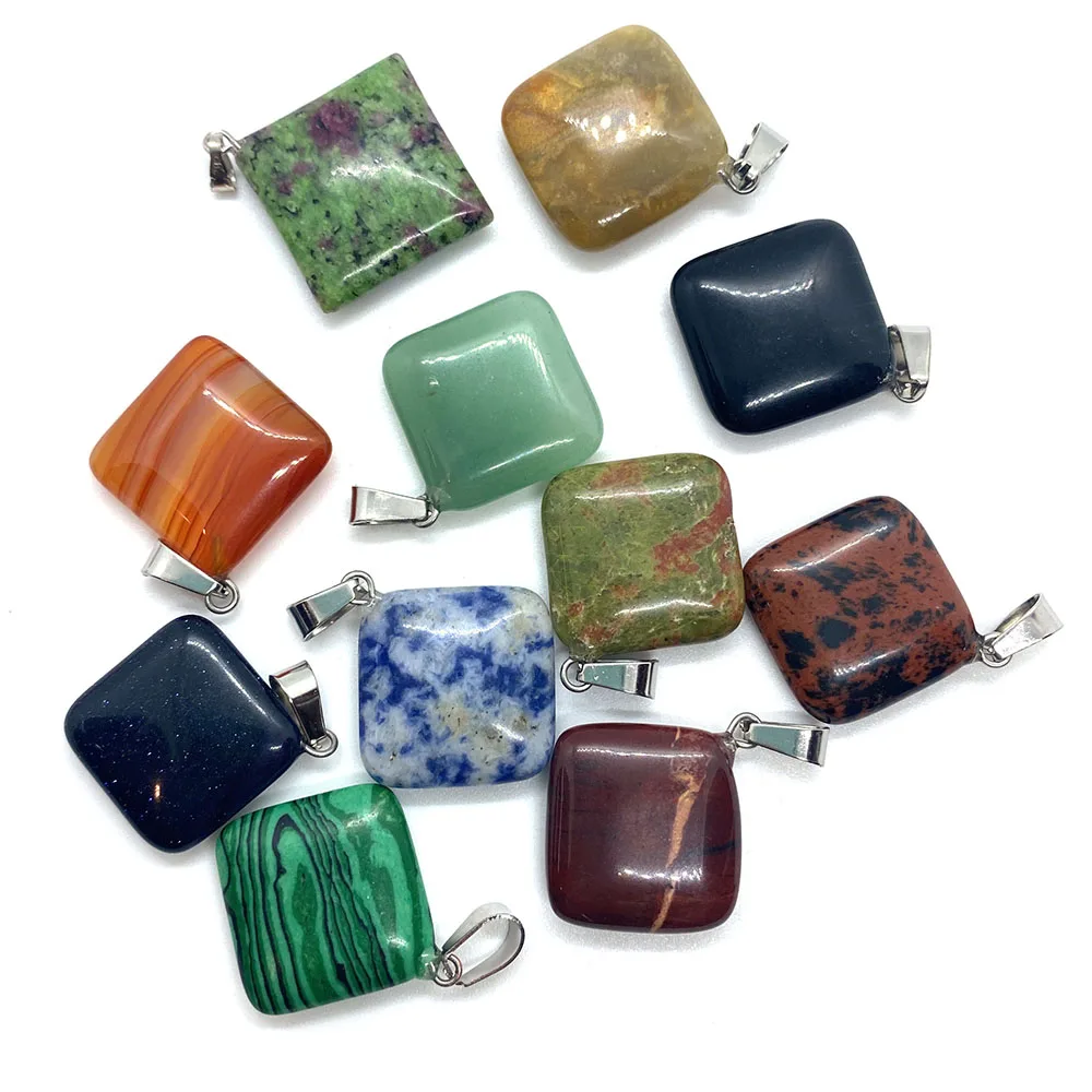 5pcs/bag Natural Stone Onyx Malachite Pendant 24x27mm Square Crystal Charm Fashion Pendant DIY Necklace Bracelet Accessories
5pcs/bag Natural Stone Onyx Malachite Pendant 24x27mm Square Crystal Charm Fashion Pendant DIY Necklace Bracelet Accessories