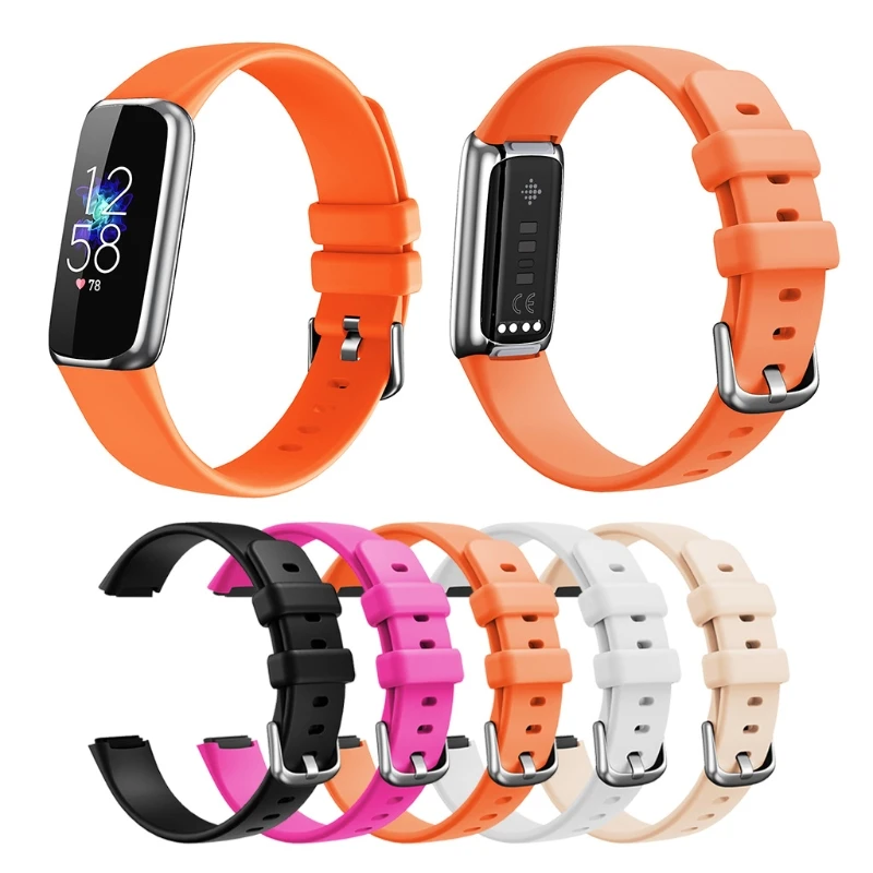 Silicone Wristband For -Fitbit Luxe Wriststrap Soft Replacement Accessorie Fashion Solid Color Sports Watch Band Strap
Silicone Wristband For -Fitbit Luxe Wriststrap Soft Replacement Accessorie Fashion Solid Color Sports Watch Band Strap