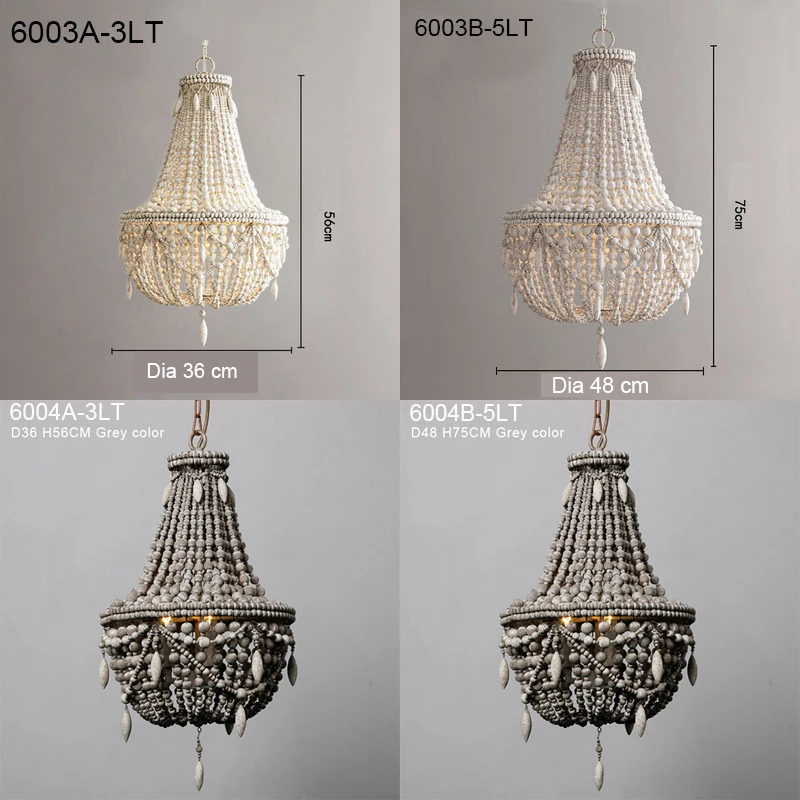 French Country white wood Bead Chandelier dining room bedroom princess Decorative chandelier 3/5 lights hanging light fixture
French Country white wood Bead Chandelier dining room bedroom princess Decorative chandelier 3/5 lights hanging light fixture