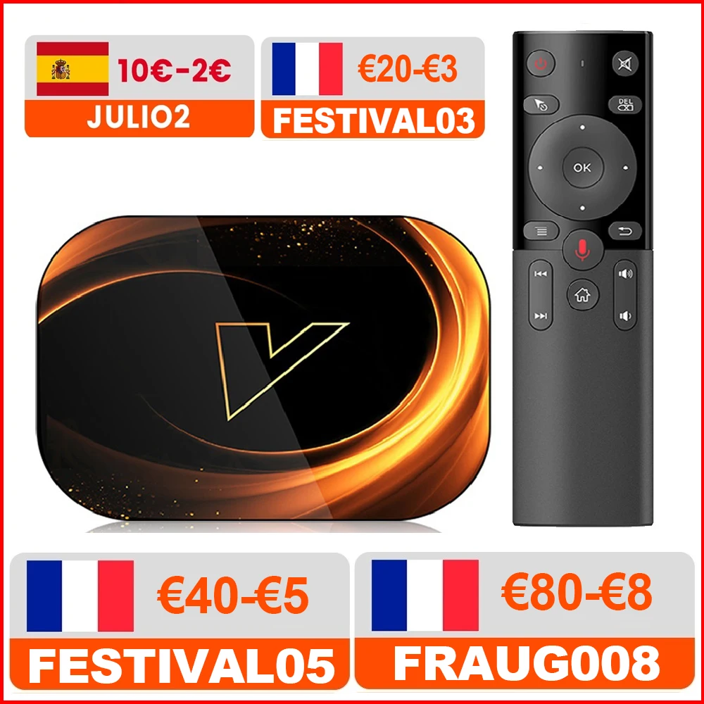 VONTAR X3 8K 4GB 128GB Android 9.0 TV Box Amlogic S905X3 1000M Dual Wifi 4K 60fps Google Player Youtube Media Player
VONTAR X3 8K 4GB 128GB Android 9.0 TV Box Amlogic S905X3 1000M Dual Wifi 4K 60fps Google Player Youtube Media Player