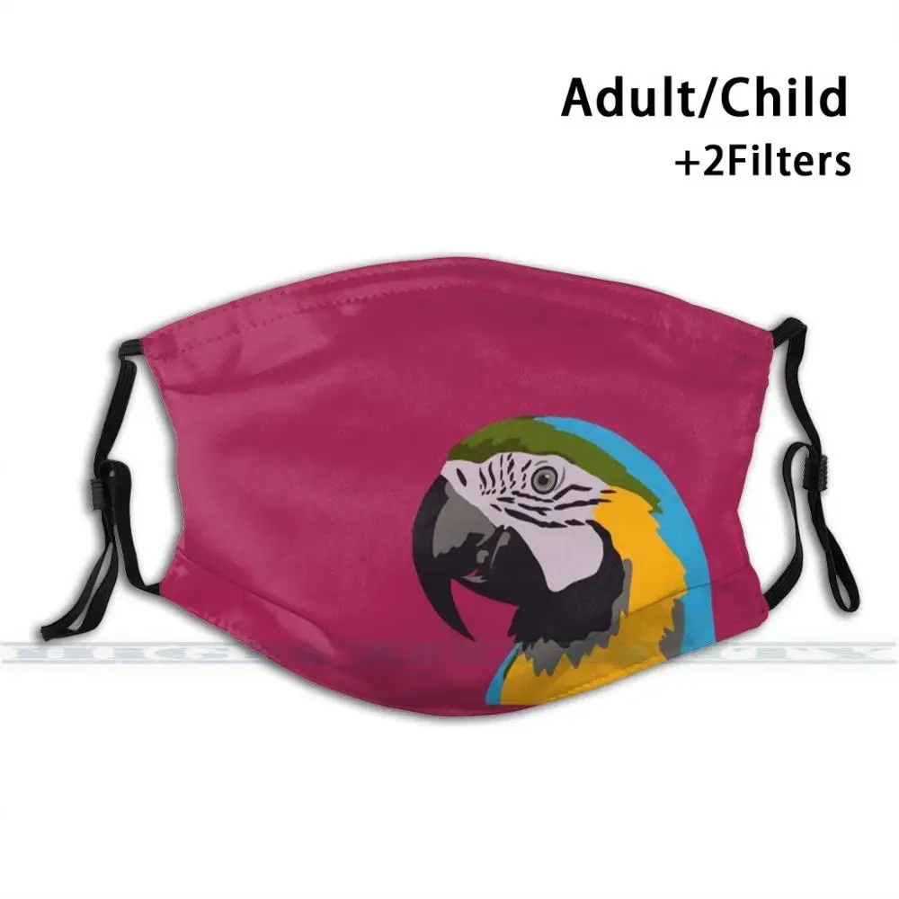 Blue & Gold Macaw Portrait Custom Design For Adult Kids Anti Dust Filter Diy Cute Print Washable Mask Macaw Blue
Blue & Gold Macaw Portrait Custom Design For Adult Kids Anti Dust Filter Diy Cute Print Washable Mask Macaw Blue