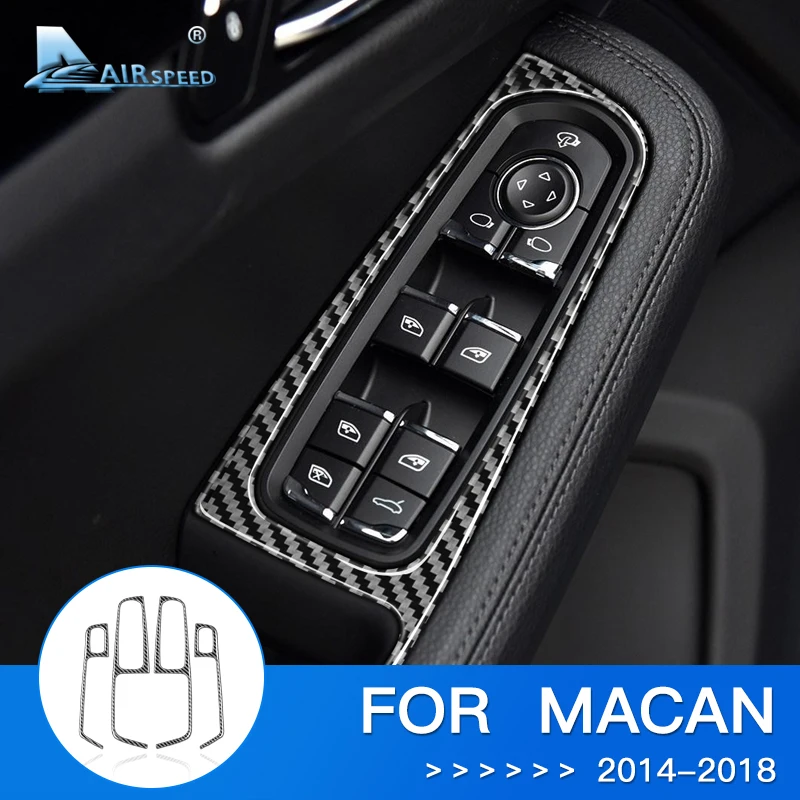 Airspeed 4pcs for Porsche Macan Accessories Porsche Macan Carbon Fiber Sticker Interior Car Window Lifter Switch Panel Sticker
Airspeed 4pcs for Porsche Macan Accessories Porsche Macan Carbon Fiber Sticker Interior Car Window Lifter Switch Panel Sticker