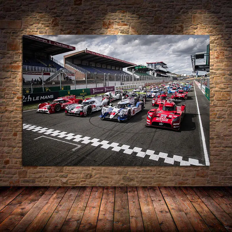 24 Hours Of Le Mans Sport Racing Car Canvas Painting Prints On Nordic Wall Art Pictures for Living Noom Home Decoration Unframed
24 Hours Of Le Mans Sport Racing Car Canvas Painting Prints On Nordic Wall Art Pictures for Living Noom Home Decoration Unframed