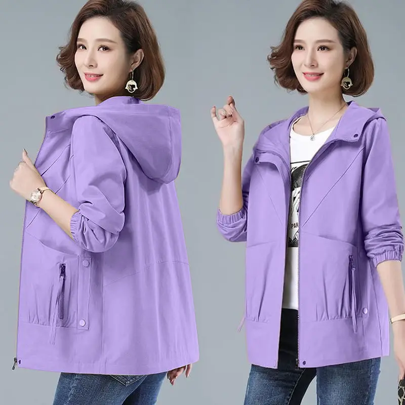 2022Spring Autumn New Short Windbreaker Jacket Women Loose Coat Female Stitching Hooded Overcoat Fashion Lady Outwear Top L621
2022Spring Autumn New Short Windbreaker Jacket Women Loose Coat Female Stitching Hooded Overcoat Fashion Lady Outwear Top L621