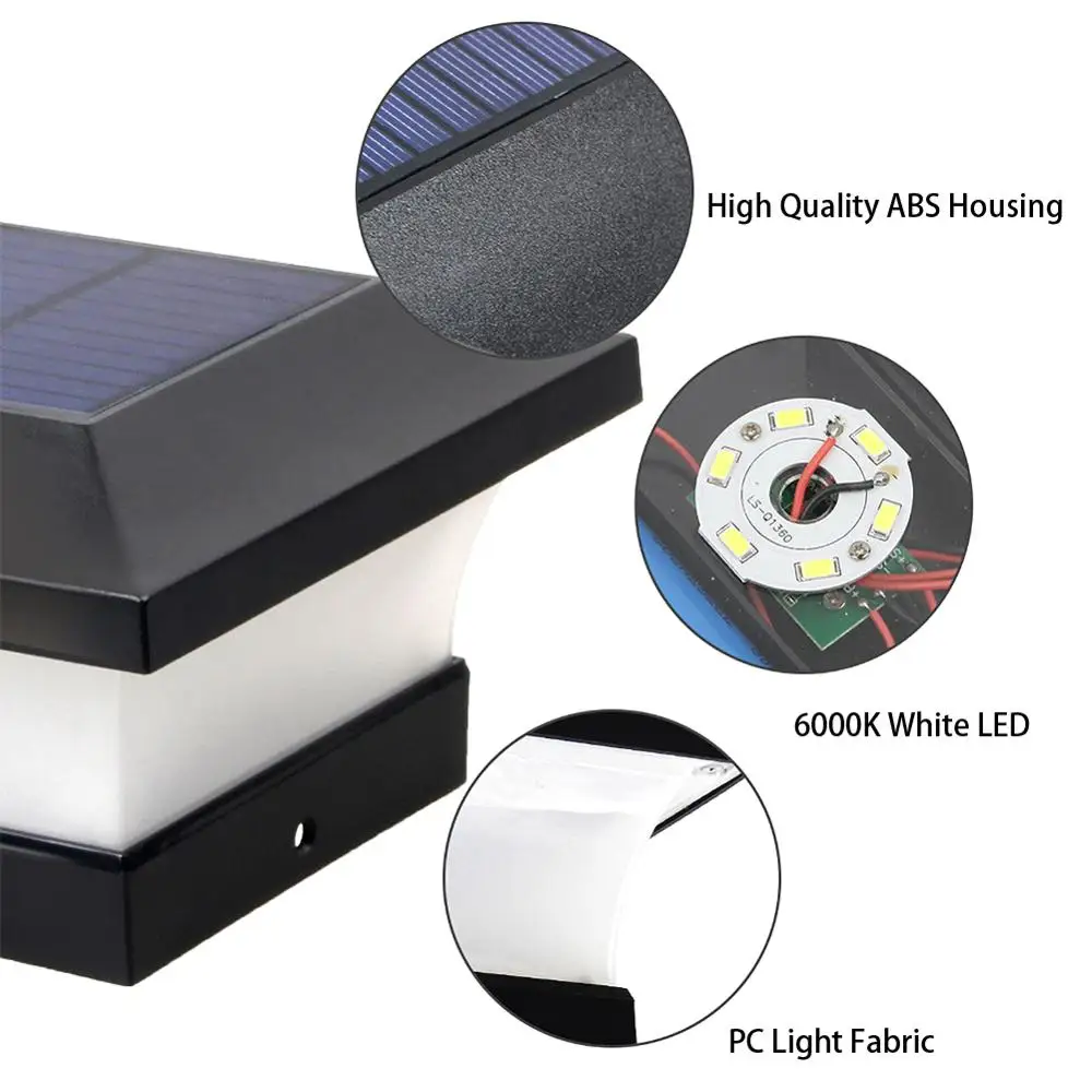 SMD 5730 Solar Pillar Light Fence Light IP65 Outdoor Solar Lamp For Garden Decoration Gate Fence Wall Courtyard Cottage Light
SMD 5730 Solar Pillar Light Fence Light IP65 Outdoor Solar Lamp For Garden Decoration Gate Fence Wall Courtyard Cottage Light