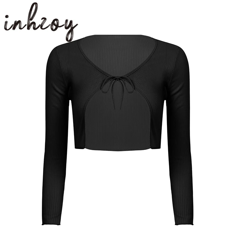 Women Autumn Long Sleeve Ribbed Knitted Crop Tops Solid Color Tie-Up Sexy Open Front Bodycon Bolero Casual Mini Sweater Cardigan
Women Autumn Long Sleeve Ribbed Knitted Crop Tops Solid Color Tie-Up Sexy Open Front Bodycon Bolero Casual Mini Sweater Cardigan