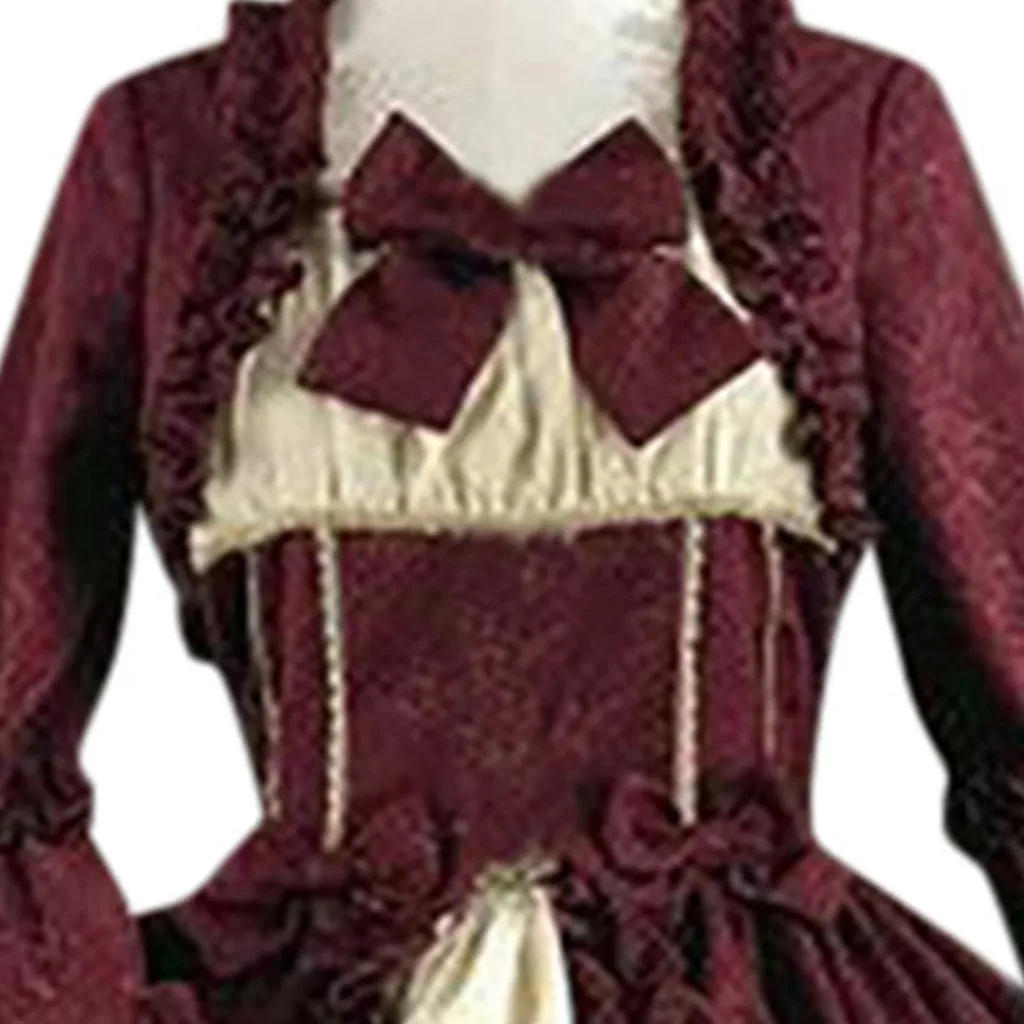 Vintage Lolita Women Dress Halloween Gothic Court Square Collar Patchwork Bow Princess Dresses Vestido Ladies Womens Costume
Vintage Lolita Women Dress Halloween Gothic Court Square Collar Patchwork Bow Princess Dresses Vestido Ladies Womens Costume
