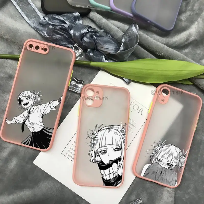 Himiko Toga My Hero Academia Phone Case For IPhone 12 11 Pro Xs Max X Xr 8 7 Plus Pink Matte Translucent Cover
Himiko Toga My Hero Academia Phone Case For IPhone 12 11 Pro Xs Max X Xr 8 7 Plus Pink Matte Translucent Cover