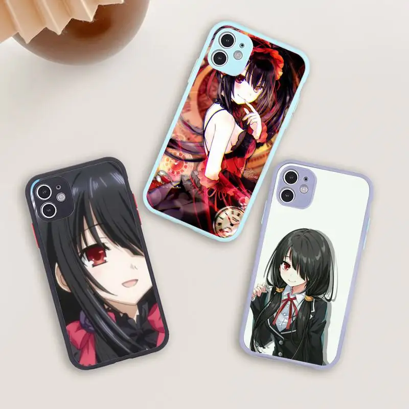 Date a Live Kurumi Tokisaki Phone Case For iPhone 13 12 11 Mini Pro XR XS Max 7 8 Plus X Matte transparent blue Back Cover
Date a Live Kurumi Tokisaki Phone Case For iPhone 13 12 11 Mini Pro XR XS Max 7 8 Plus X Matte transparent blue Back Cover