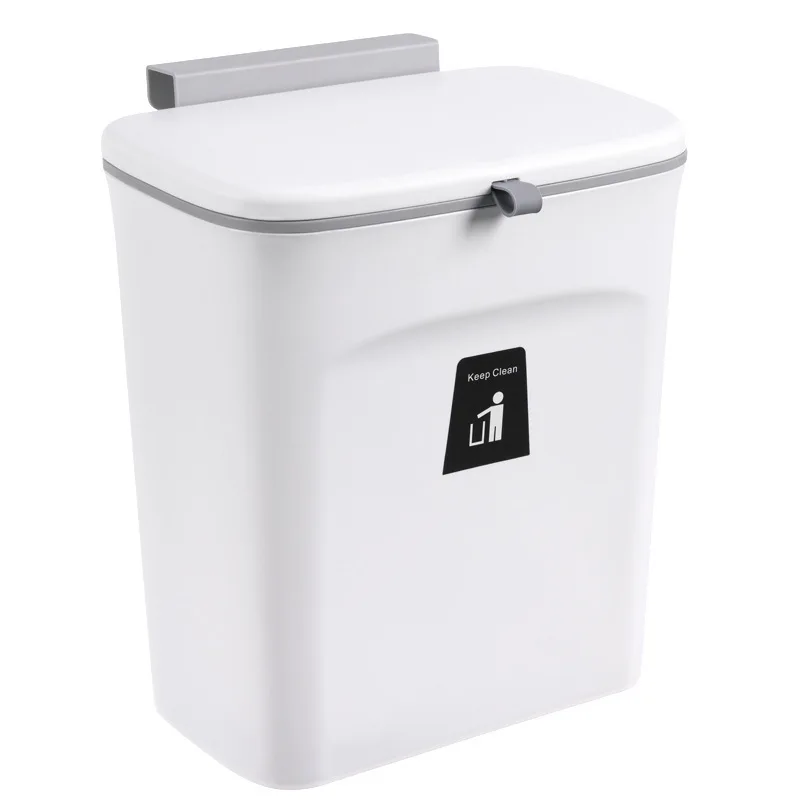 Wall-mounted Kitchen Trash Can Plastic Household Trash Can with Lid Cabinet Door Storage Bin Hanging Trash Can Trash Bin Kitchen
Wall-mounted Kitchen Trash Can Plastic Household Trash Can with Lid Cabinet Door Storage Bin Hanging Trash Can Trash Bin Kitchen