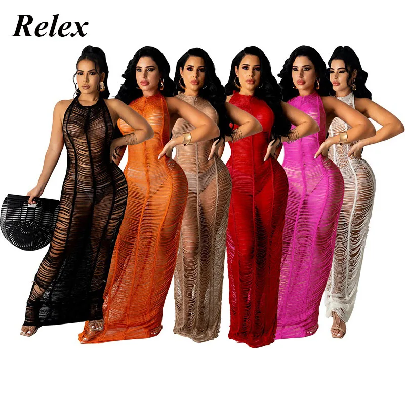2021 Women Bikini Halter Smock Summer Solid Color Hollow Out Beach Dress Scoop Neck Outlet Cover Up Swimwear New Sexy Clothing
2021 Women Bikini Halter Smock Summer Solid Color Hollow Out Beach Dress Scoop Neck Outlet Cover Up Swimwear New Sexy Clothing