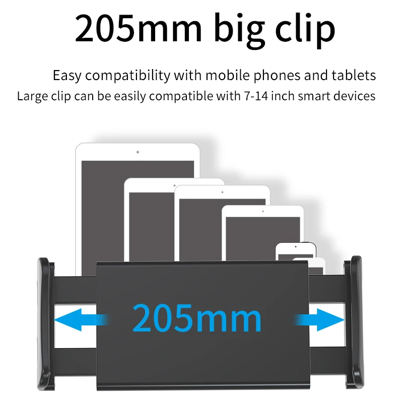 Telescopic Car Rear Pillow Phone Holder Adjustable Mobile Tablet Stand Seat Headrest Mount Grip Bracket for Iphone 7-11 Inch
Telescopic Car Rear Pillow Phone Holder Adjustable Mobile Tablet Stand Seat Headrest Mount Grip Bracket for Iphone 7-11 Inch