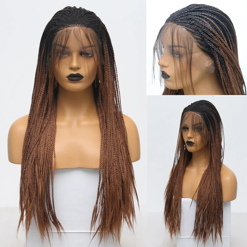 Парик для женщин с плетеными косичками RONGDUOYI, высокотемпературные волоконные синтетические кружевные передние парики с эффектом омбре, кор...
Парик для женщин с плетеными косичками RONGDUOYI, высокотемпературные волоконные синтетические кружевные передние парики с эффектом омбре, кор...