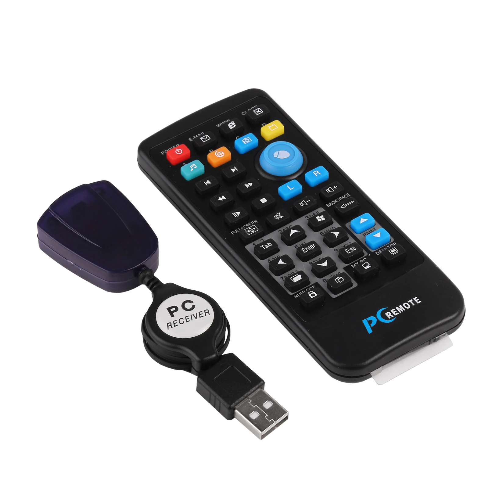 PC Remote Control Wireless USB computer remote controller Wireless for Laptop 6 Multimedia Hot Keys 3 Mouse Cursor Keys
PC Remote Control Wireless USB computer remote controller Wireless for Laptop 6 Multimedia Hot Keys 3 Mouse Cursor Keys