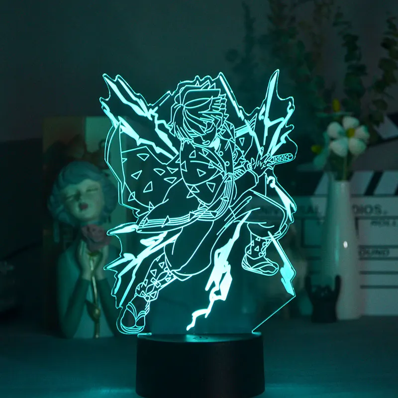Acrylic Table Lamp Anime Demon Slayer Kimetsu No Yaiba for Room Decor Cool Kid Child Gift Agatsuma Zenitsu Figure Night Light
Acrylic Table Lamp Anime Demon Slayer Kimetsu No Yaiba for Room Decor Cool Kid Child Gift Agatsuma Zenitsu Figure Night Light
