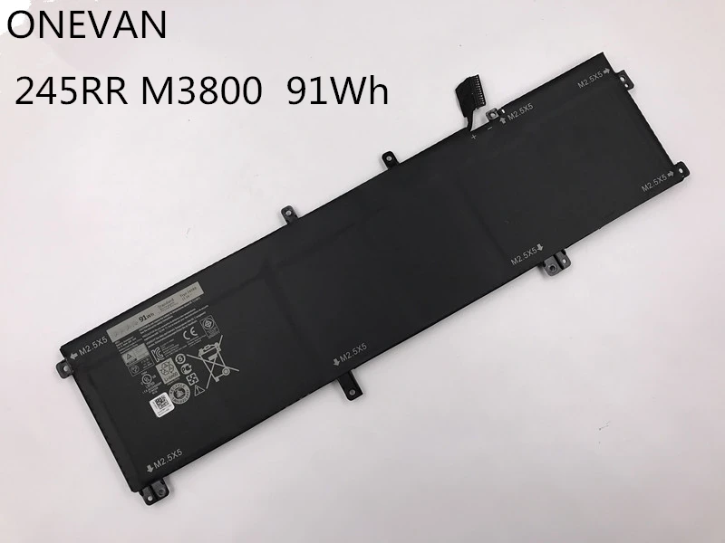 Аккумулятор для ноутбука ONEVAN 11.1V 91wh NEW 245RR для Dell XPS 15 9530 M3800 серии T0TRM H76MV 7D1WJ с высокой емкостью.