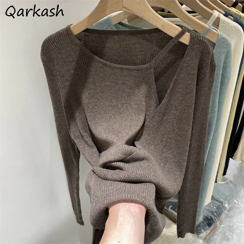 Pullovers Women Harajuku Baggy Irregular Sweater Knit Simple Mujer Elegant Autumn Temperament Pure Color Retro High Street Lady
Pullovers Women Harajuku Baggy Irregular Sweater Knit Simple Mujer Elegant Autumn Temperament Pure Color Retro High Street Lady