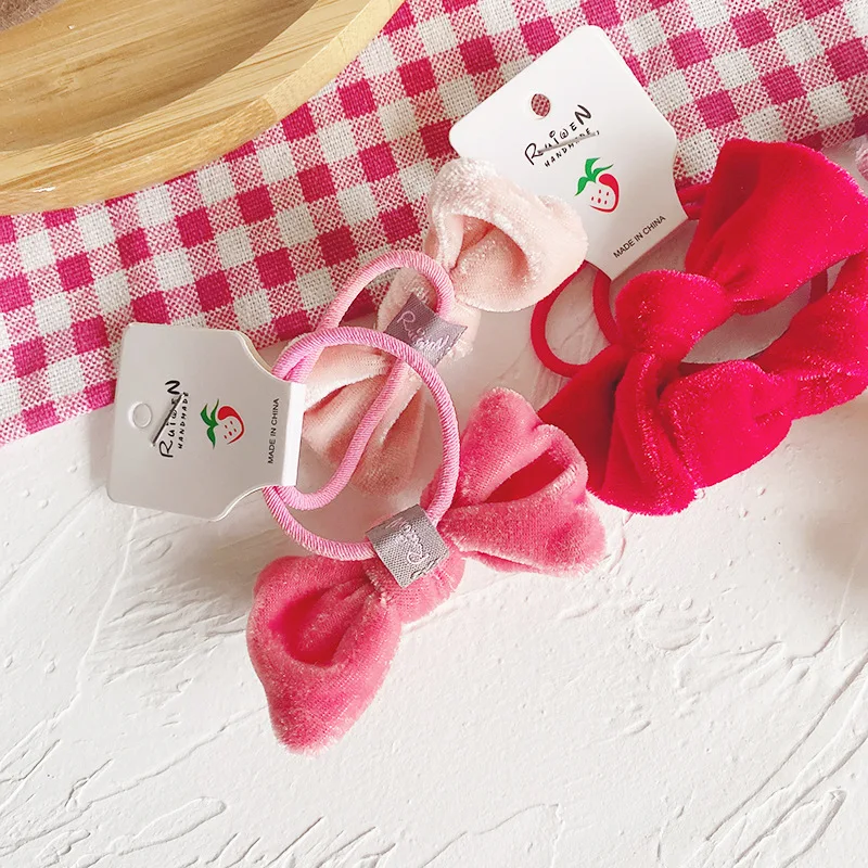 2 Pcs Children Baby Elastic Cute Velvet Bow Scrunchies Set Girls Plush Ball Hair Accessories Toddlers Fashion Hair Rope Ties 
2 Pcs Children Baby Elastic Cute Velvet Bow Scrunchies Set Girls Plush Ball Hair Accessories Toddlers Fashion Hair Rope Ties