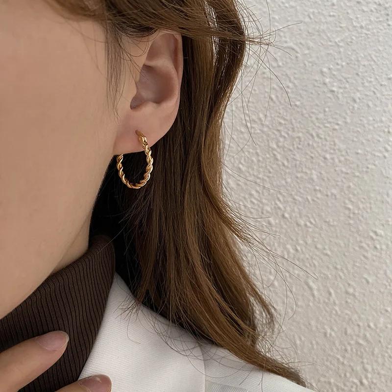 Color Stainless Steel Hoop Earrings For Women Small Simple Round Circle Earrings Steampunk Accessories
Color Stainless Steel Hoop Earrings For Women Small Simple Round Circle Earrings Steampunk Accessories