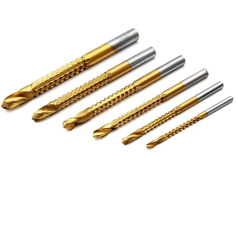 Slotting Drill Bits Set 6pcs/bag High Speed Wood Punching Slotting Metal Drills Multifunctional Hard Alloy Drill Bit Tip
Slotting Drill Bits Set 6pcs/bag High Speed Wood Punching Slotting Metal Drills Multifunctional Hard Alloy Drill Bit Tip