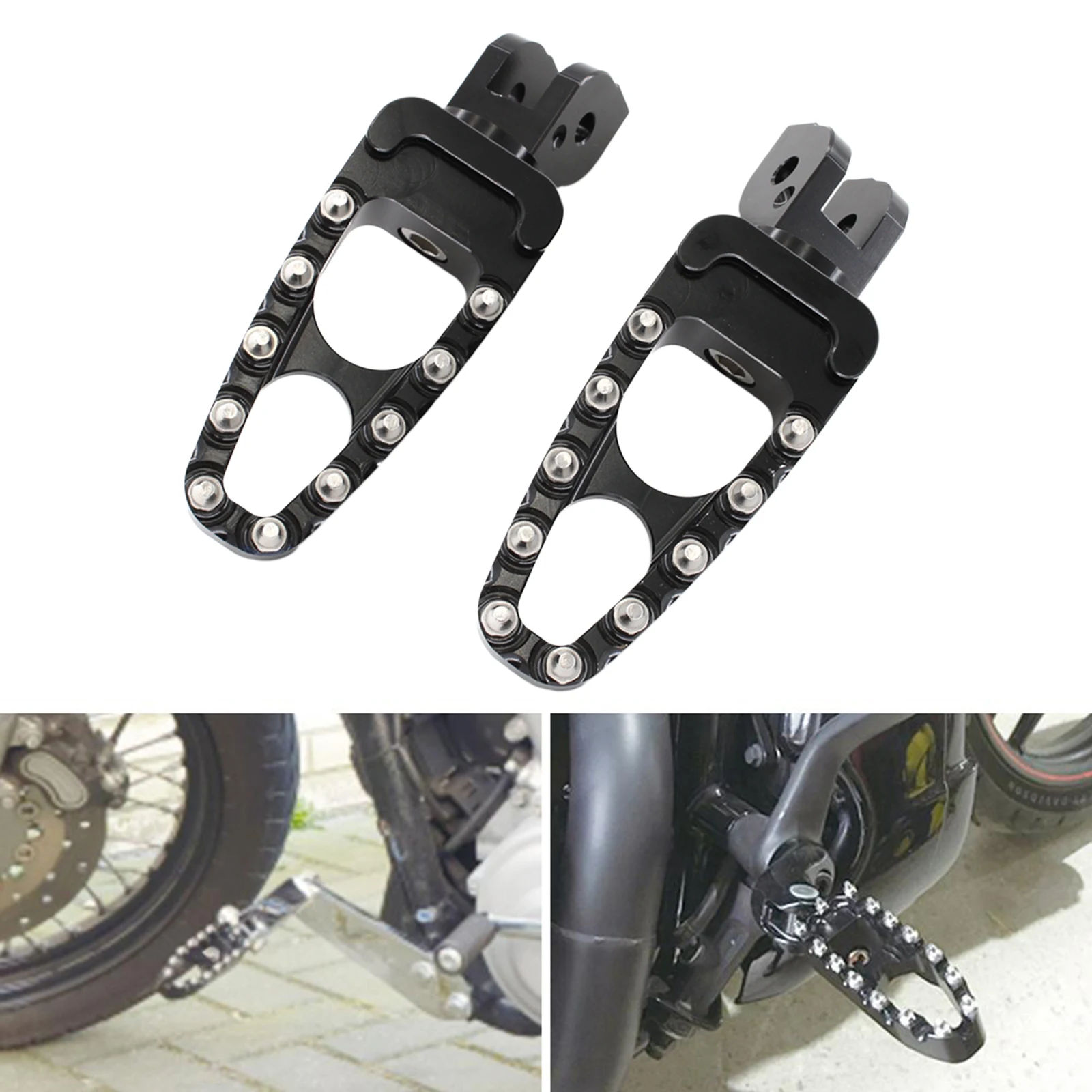 New Foot Pegs Footrest Foot Pedals Set Fits for Ducati Scrambler 400 800 1100 Motorcycles, Simple design, easy to install,
New Foot Pegs Footrest Foot Pedals Set Fits for Ducati Scrambler 400 800 1100 Motorcycles, Simple design, easy to install,