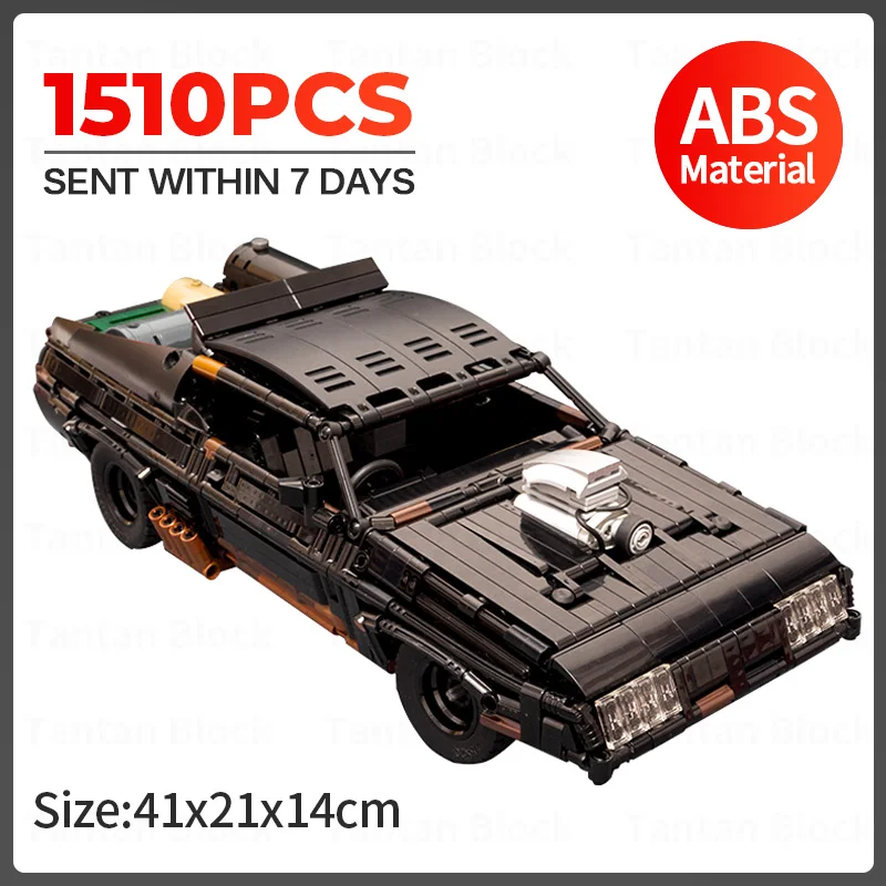 MOC Black Interceptor Madd-Max Movie Collection High-tech Super Car Building Blocks RC Muscle Vehicle Model DIY Bricks Toys Gift
MOC Black Interceptor Madd-Max Movie Collection High-tech Super Car Building Blocks RC Muscle Vehicle Model DIY Bricks Toys Gift