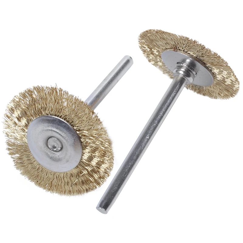 10 Pcs Brass Wire Brush Round Brush Disk Brush Cup Brush 25mm for Dremel & 45Pcs Steel Wire Wheel Pen Cup Brushes Set
10 Pcs Brass Wire Brush Round Brush Disk Brush Cup Brush 25mm for Dremel & 45Pcs Steel Wire Wheel Pen Cup Brushes Set