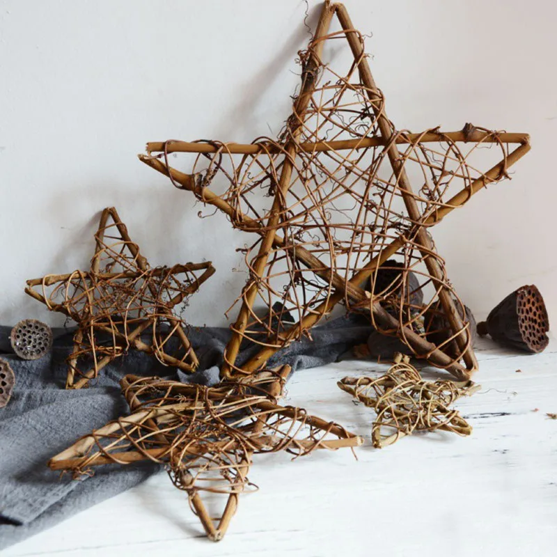 Creative Five-pointed Star Rattan Ring Home Wall Decoration Festive Party Supplies Wedding Decoration Birthday Decor For Kid
Creative Five-pointed Star Rattan Ring Home Wall Decoration Festive Party Supplies Wedding Decoration Birthday Decor For Kid